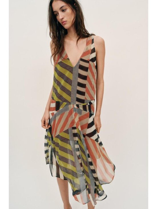 Zara Dresses & Skirts - ZARA PATCHWORK PRINT DRESS